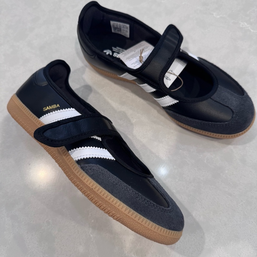 Adidas Samba Jane Black and White shoes